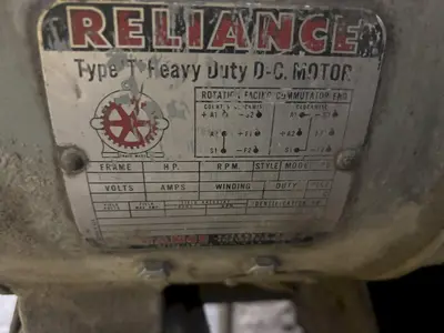 10,000 LB MCKAY MOTORIZED COIL REEL UNCOILER: STOCK #22887