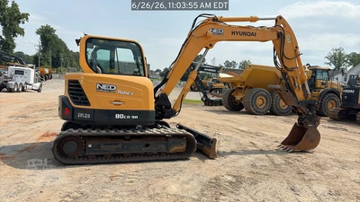 Used 2022 HYUNDAI ROBEX 80CR-9A Crawler Excavators Georgia US | National Equipment Dealers #1422428
