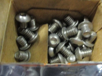 New 18-8SS 1/4-20 X 5/16 Button Socket Cap Screws (QTY 31)