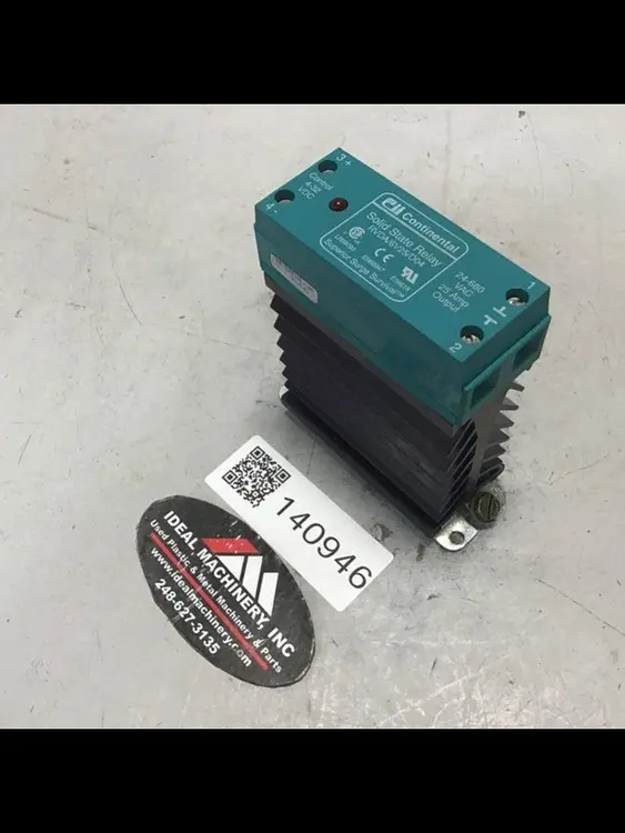 Used CONTINENTAL INDUSTRIES RVDA/6V25/D04 Relays & Switches Michigan US | Ideal Machinery #593855