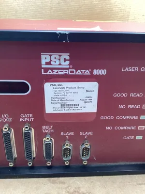 PSC Automation LazerData 8000;  LD8004 Barcode Scanner