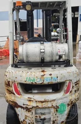 Used 2017 UNICARRIERS PF50 Liquid Propane Forklifts Texas US | Forklift Exchange #1274648