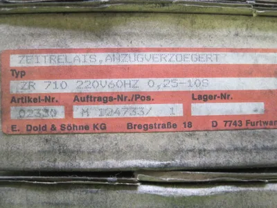 NEW ZEITRELAIS ZR 710 RELAY ZR710