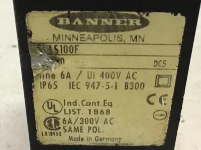 USED BANNER ENGINEERING SILS100F