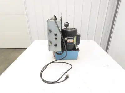 Vektek Vector Flo Hydraulic Manual Workholding Pump Power Pack 2.5gal 5000psi