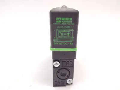 45A-L00-DDAJ-1JM | Mac Valves  24VDC Solenoid Valve with MURR 7000-42081 Connector - New Other