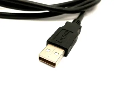 L-Com WPUSBAX-2M Waterproof Panel Mount USB Cable Female To Male Type A 2m - Used