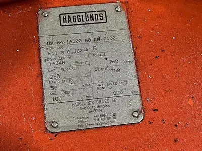 Used HAGGLUNDS UK 64 16300 A0 0100 Motors (misc) Pennsylvania US | Global Equipment International, LLC #186016