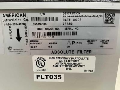 American 855210808 Other Process Engineering Equipment | Fram Fram LLC (15)