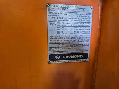 Used RAYMOND 20R30TT Misc Forklifts British Columbia CA | Steep Hill Equipment Solutions #1567573
