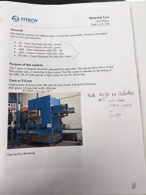 USED 2007 BOLLEGRAAF,    TITECH   RECYCLING TITECH   THR 1400