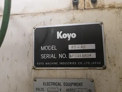 Koyo RT-40 ROBI Outer Diameter Visual Inspection Checking Machine