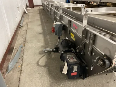 Powered Belt Conveyor 214” x 13” x 9”, 12” Belt Width