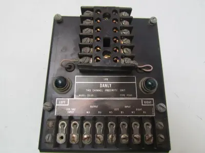 Danly 2DT25 Two channel proximity switch type PCAX 115VAC input