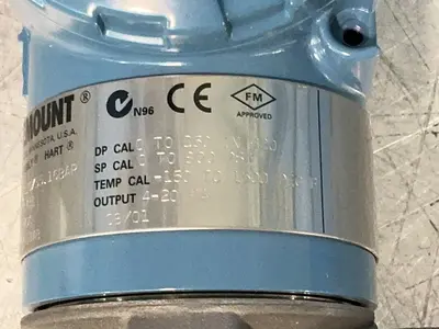 Used ROSEMOUNT 3095MA2CABA15AA001AB Pressure Transmitters Ohio US | HGR 24 #1263389