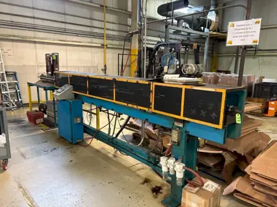 7/8" CROWN UNLIMITED MODEL #STCOS M-7 TUBE STRAIGHT & CUTOFF MACHINE: YOBRO #25338