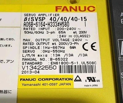 USED FANUC A06B-6164-H333#H580