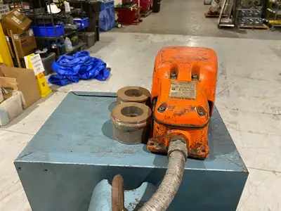 USED PEXTO, ROPER WHITNEY POWERED COMBINATION ROTARY MACHINE FOR BEADING/CRIMPING