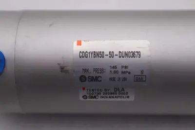 SUPLUS NEVER USED - SMC PNEUMATIC CYLINDER CDG1YBN50-50-DUN03679 STOCK 5310