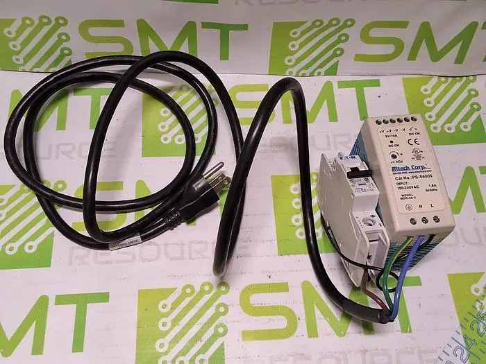 ALTECH CORP. PS-S6005 POWER SUPPLY WITH EATON FAZ-C2/1-NA CIRCUIT BREAKER