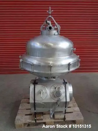 Used ALFA LAVAL SRPX-417-HGV-14CH Disc Automatic Centrifuges Illinois US | Aaron Equipment #84600