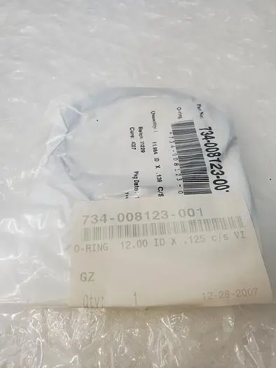 734-008123-001 O-RING 12.00 ID X .125 c-s VI