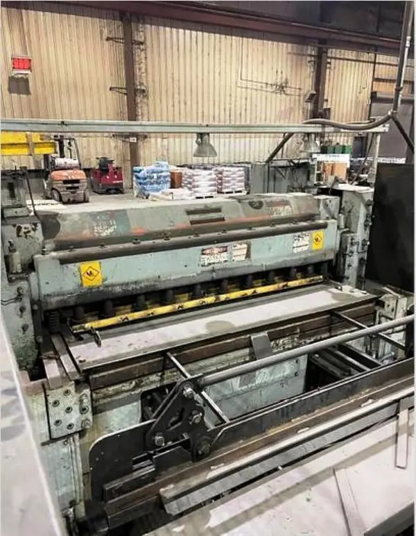 1/2" X 6' WYSONG MODEL 650 MECHANICAL SHEAR