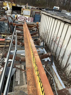 Yale 38′ Bridge Crane Harrington NER010L 1 Ton Electric Chain Hoist
