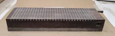 MAGNETIC CHUCK 6IN X 18IN (SURFACE DIMENSIONS: 6” X 18”, HEIGHT: 2-3/4”)