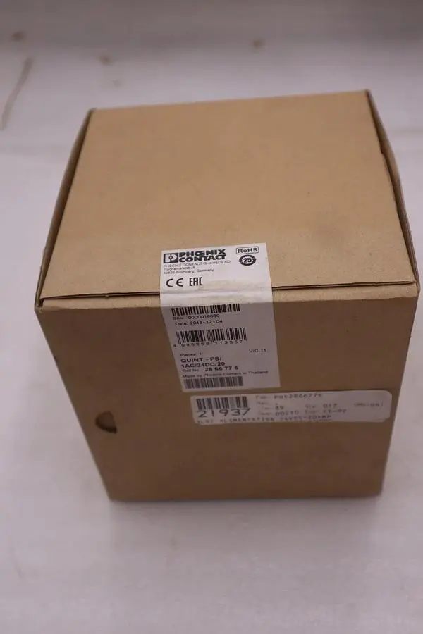 24V DIN Rail Power Supply - Phoenix Contact 2866776 - QUINT - PS/1AC/24DC/20 NEW