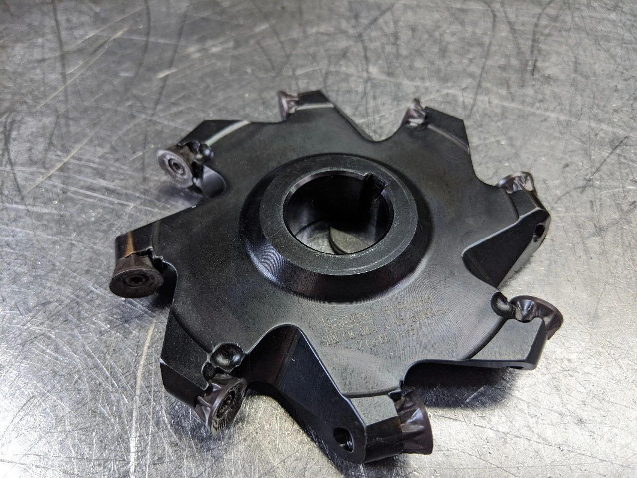 Iscar 4.5" Slot Milling Cutter 1" Arbor SDN CM-D4.5-.5-08-R90FE-K (LOC2691A)