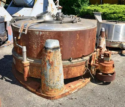 (2) Comi-Condor 1500mm perforate basket centrifuges, 316SS.