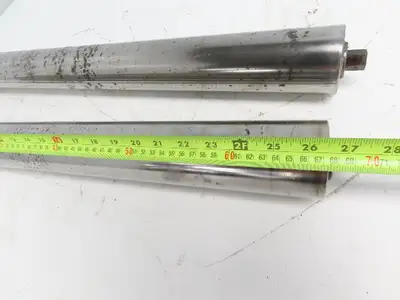 Hytrol 2-5/8" Snub Idler Roller 30" Hytrol Conveyor 27"BF 11/16" Hex Lot of 2