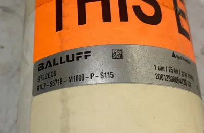 USED BALLUFF MAGNETOSTRICTIVE LINEAR POSITION SENSOR BTL7-S571B-M1000-P-S115