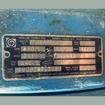 USED GOULDS 3196