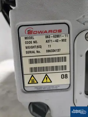 USED Edwards Edwards Vacuum Pump, Model 062-62801-11
