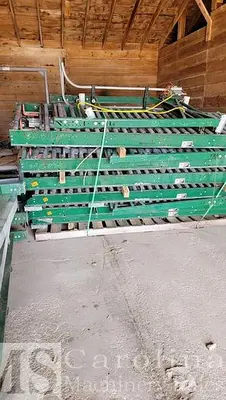 USED CUSTOM BUILT PALLET CONVEYOR LINE