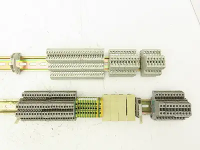 Entrelec Sprecher+Schuh Terminal Block DIN Rail 4-Pin Lot of 85