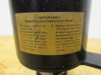 Used TAPMATIC 90X Drilling & Tapping Machines Minnesota US | Machinesused.com #1326840