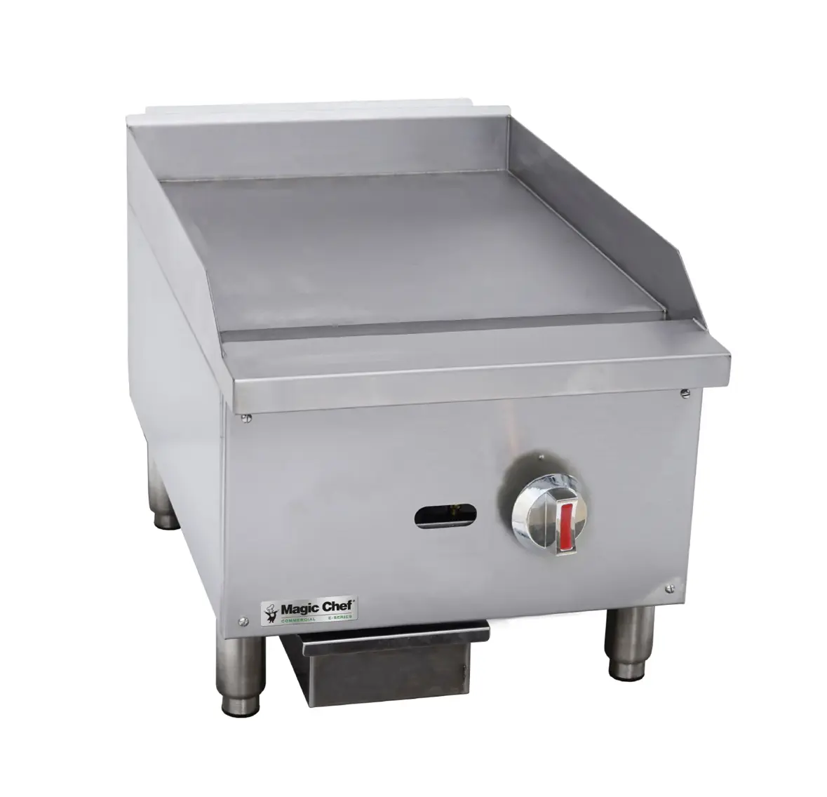 Magic Chef 16 IN. COMMERCIAL NATURAL GAS MANUAL COUNTERTOP GRIDDLE IN STAINLESS STEEL