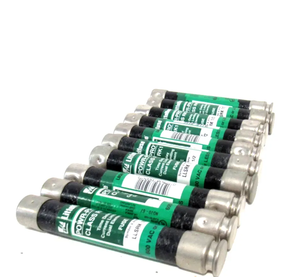 LOT OF 10 NEW LITTELFUSE LLSRK 1/2 FUSES LLSRK12