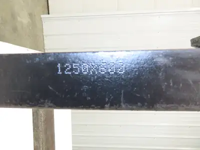 Cascade 1870686 4.75x42" Class 2 Steel Forklift Forks 16" Carriage 1-Pair READ