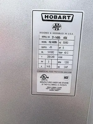 HOBART HL1400 Planetary Mixers | Harvest Equipment and Fabrication Inc (7)