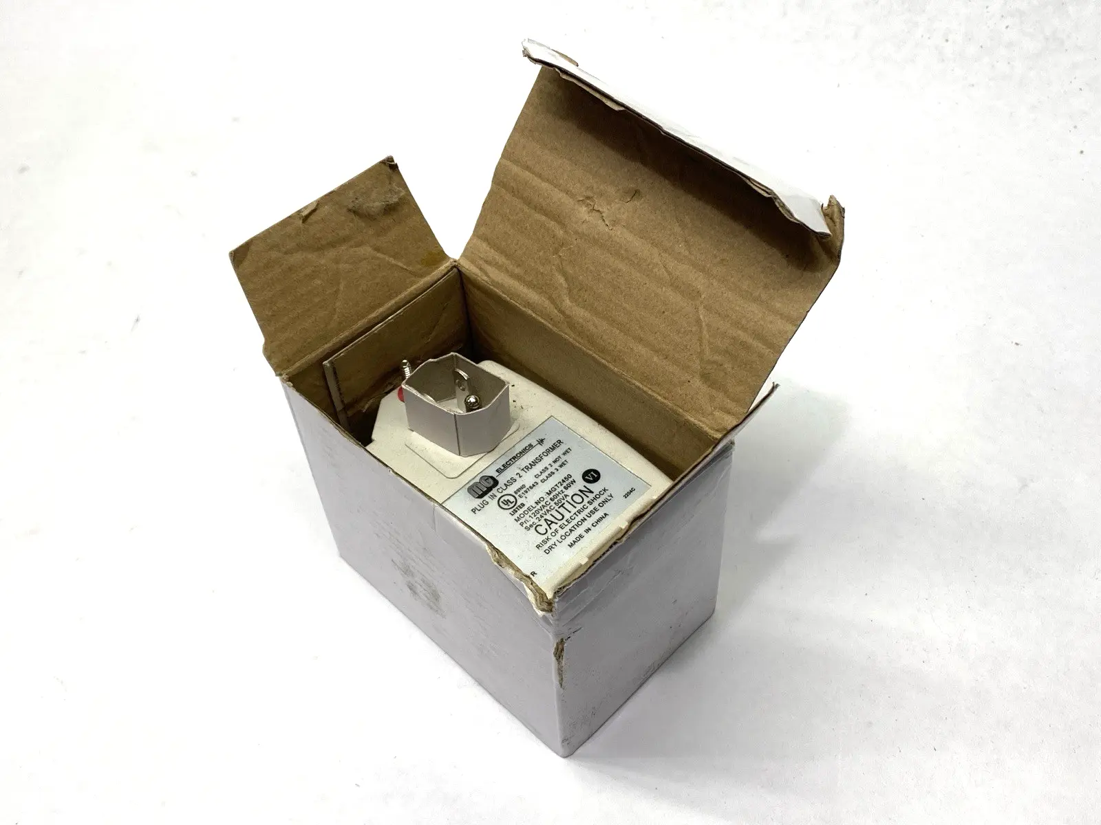 USED MG ELECTRONICS TRANSFORMER CLASS 2 24VAC