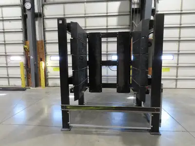 42"W x 48-50"L Pallet Feeder Dispenser for Robot Palletizer Conveyor 90"H