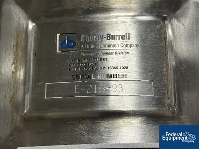 USED Cherry-Burrell 60 Gal Cherry-Burrell Reciever, S/S