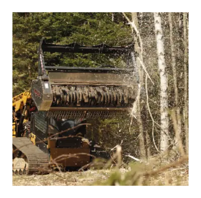 shearex HD Series Skid Steer Drum Mulcher Skid Steer Attachments | Penncon Management, LLC (1)