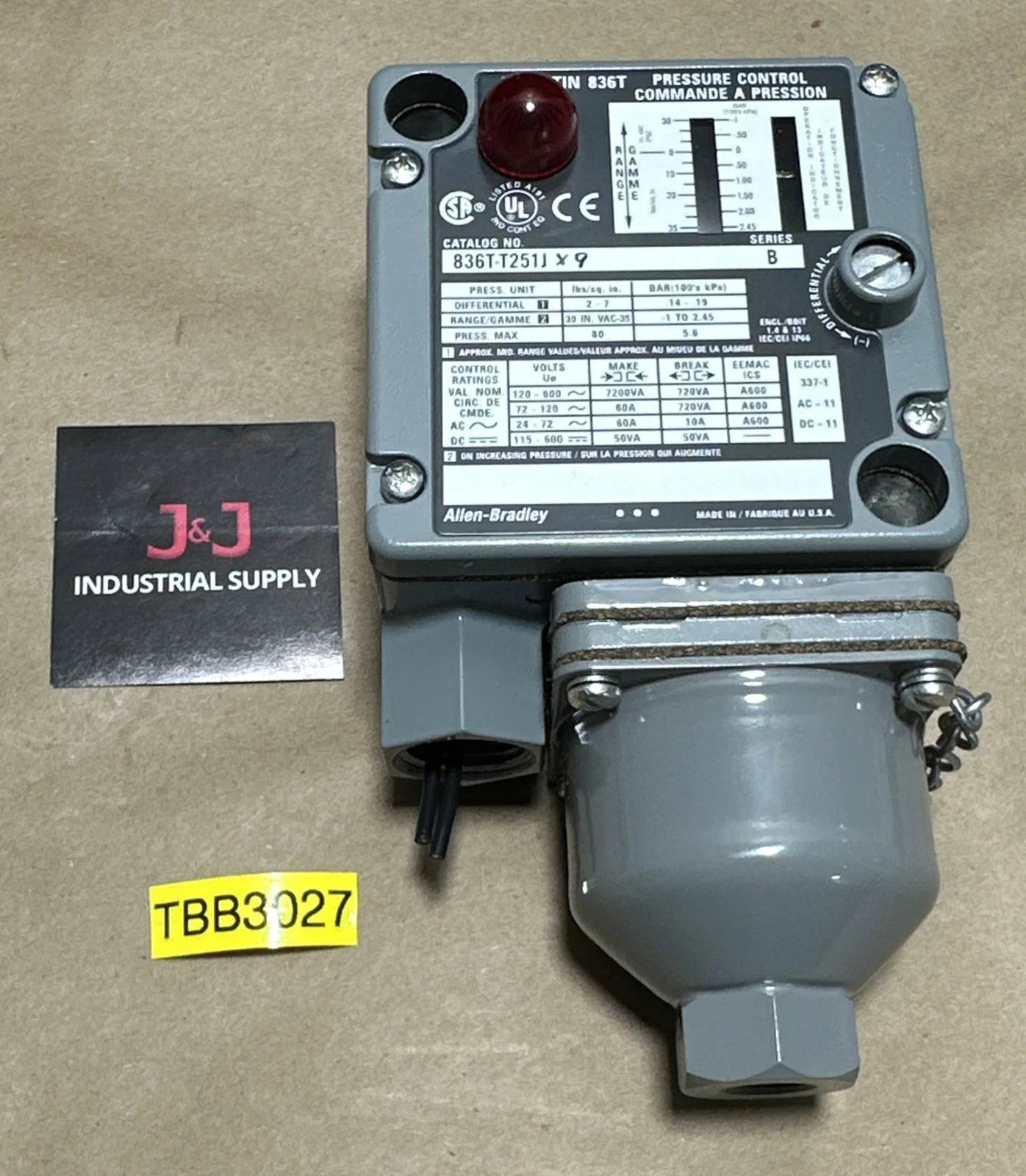 NEW Allen-Bradley 836T-T251J X9