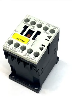 USED SIEMENS SIRIUS S00 3‑POLE 9A CONTACTOR 4KW 400V 110V AC COIL