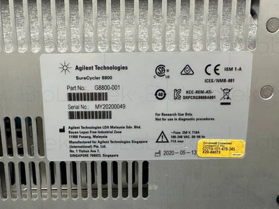 USED Agilent Technologies SureCycler 8800